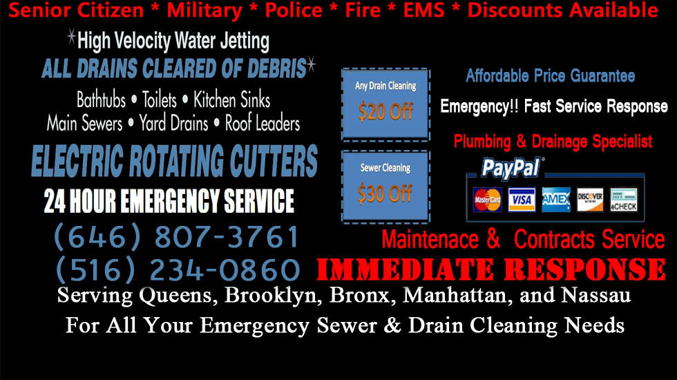 24 HOURS NASSAU COUNTY EMERGENCY PLUMBERS